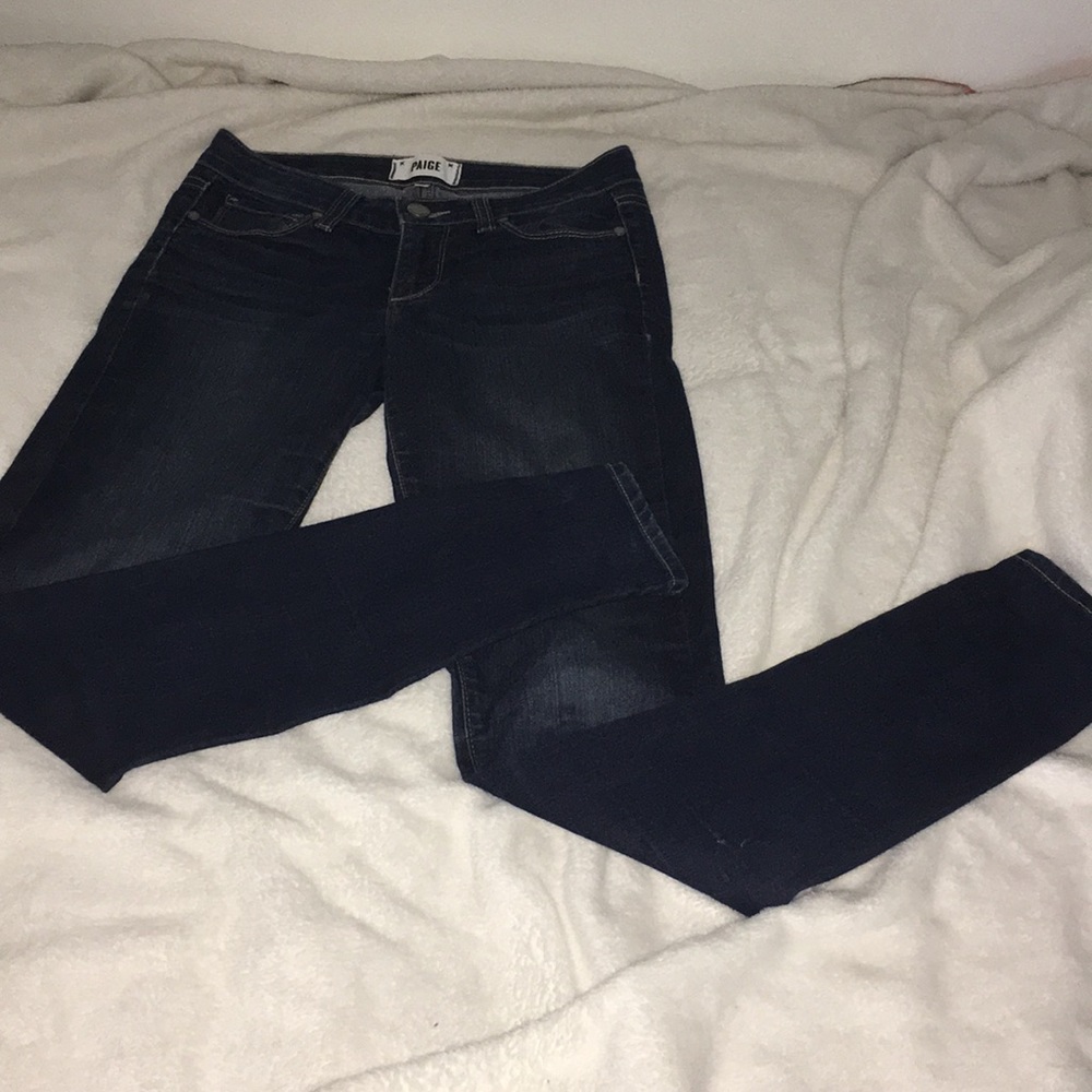 Dark blue jeans